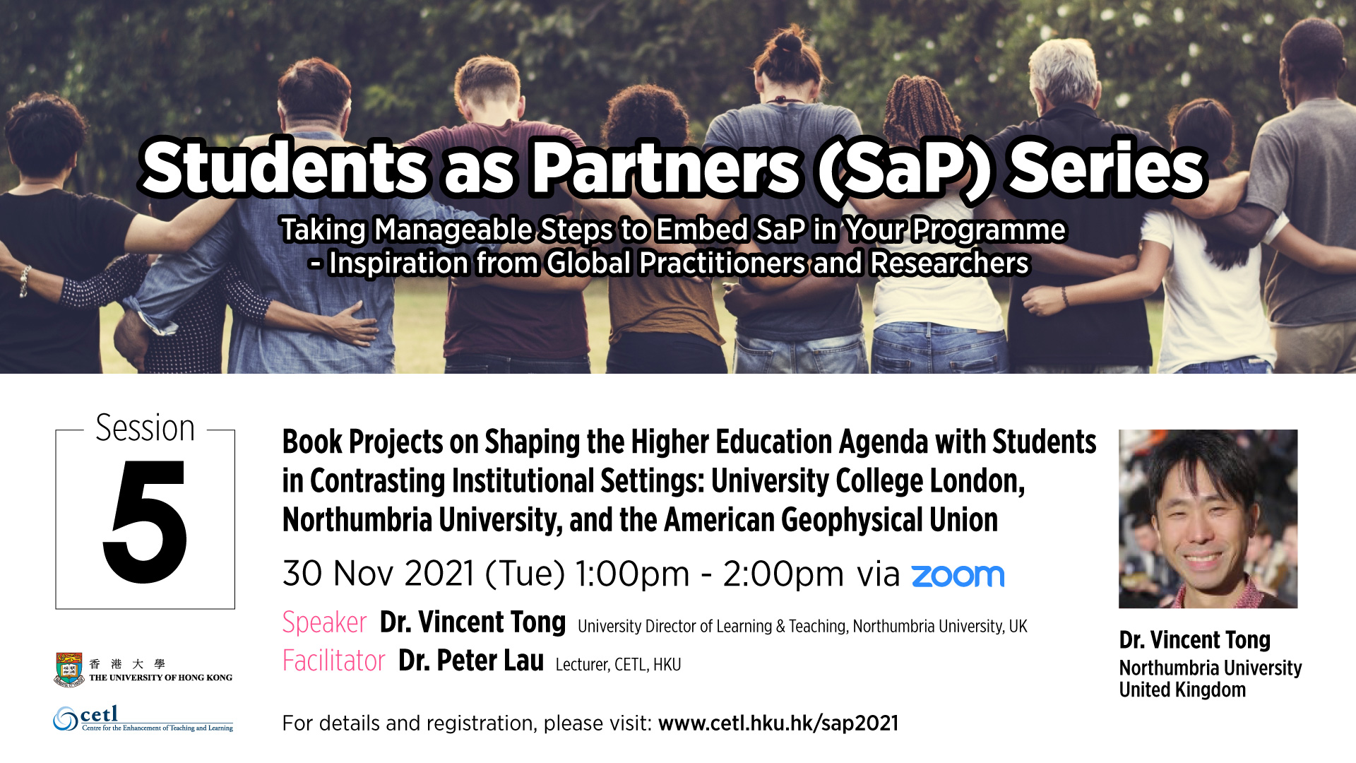 Session 5: Book Projects on Shaping the Higher Education Agenda with Students in Contrasting Institutional Settings: University College London, Northumbria University, and the American Geophysical Union